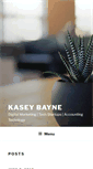 Mobile Screenshot of kaseybayne.com